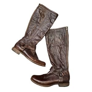 FRYE Phillip Harness Tall Boots sz 10